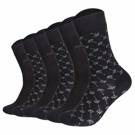 JOOP! Sokken Premium Essential Iconic Socks 6P Set van 6
