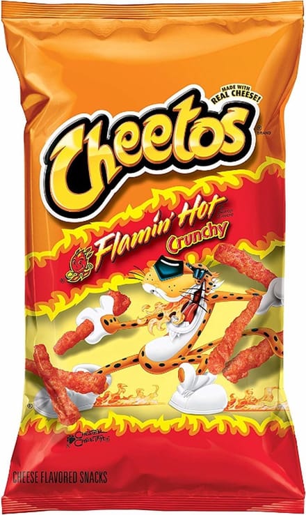 Multipak Chips Cheetos Crunchy Flamin Hot 2x 226GR
