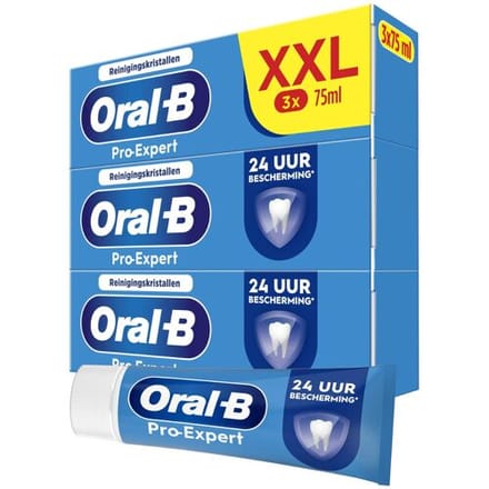 Oral-B Pro-Expert professionele bescherming tandpasta - 3 x 75 ml