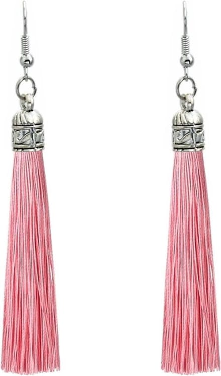 Fako Bijoux® - Oorbellen - Kwast Romania - Roze