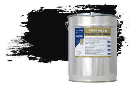 Wixx AQ 300 Excellent Betonverf - 20L - RAL 9005 | Gitzwart