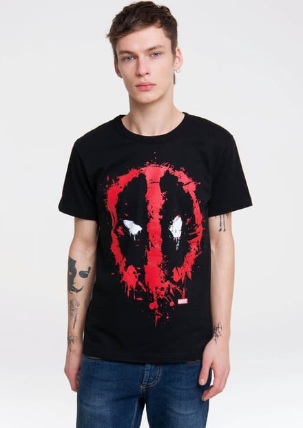Logoshirt T-Shirt Marvel Deadpool Face