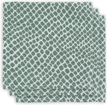 Jollein Hydrofiel Monddoekje Snake - Ash Green - 3 Stuks