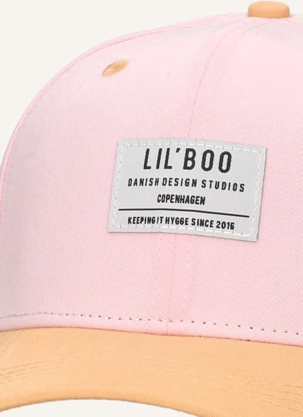 LIL'BOO Block Snapback G Petten Meisjes - Lichtroze - Maat 7/14Y - XL