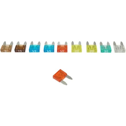 Miniatuur plug-in platte zekering Flosser 5 - 7 5 - 10 - 15 - 20 - 25 - 30A