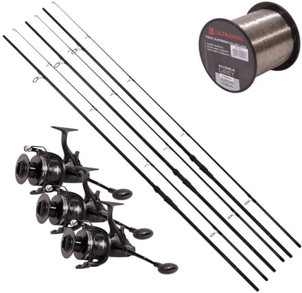 Ultimate Adventure Carp II 11ft (3lb) + ULX Hengelset - Karper Set