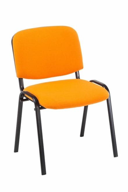CLP Ken Set van 6 bezoekersstoelen oranje