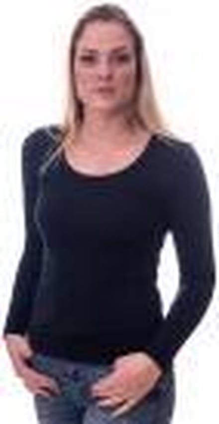 Claesen's® - T-Shirt LS Cotton/LycraN 8016-Navy-S