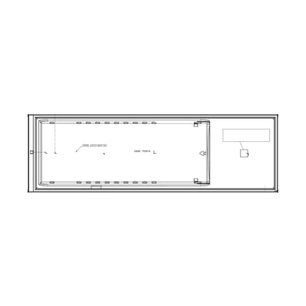 AEG Witte koelkastdeur - 538x1728mm 8086701011