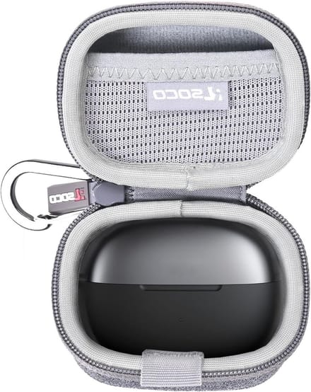 Case Hoes voor Open Ear Oordopjes - Bescherming, Stijl en Functionaliteit (Grijs)