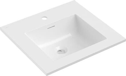 Mexen Otis wastafel ingebouwd in blad 51 x 46,5 cm, wit glans - 25185000