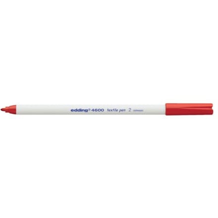 Textielmarker edding 4600 rond 1mm rood