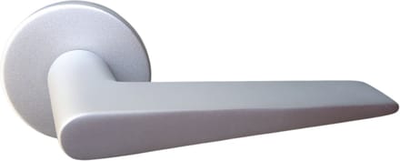 Vintage deurkruk aluminium