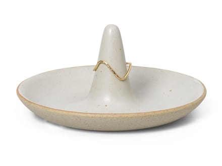 Ferm Living - Ring Cone Kegel - off-white - wit