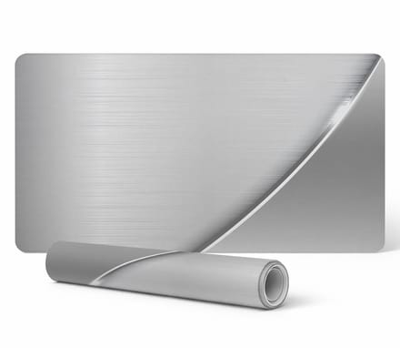 Beschermende decoratieve mat voor bureau, metallic textuur, 90x45 cm