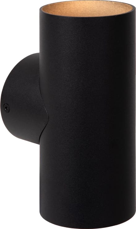 Lucide BONDI - Wandspot / Wandlamp - 2xGU10 (MR16) - Zwart