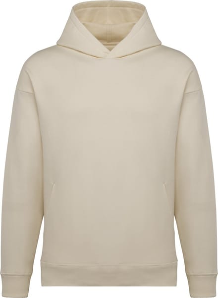 Native Spirit Ecologische uniseks oversized sweater met capuchon NS441 - Ivory - M