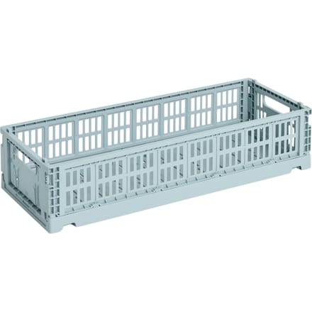 HAY Kleurkrat Mand Mini Langwerpig - dusty blue