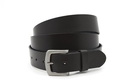 Herenriem XL bruin - 4 cm breed - Leer - Extra lange riem - Verstelbaar - Maat 135