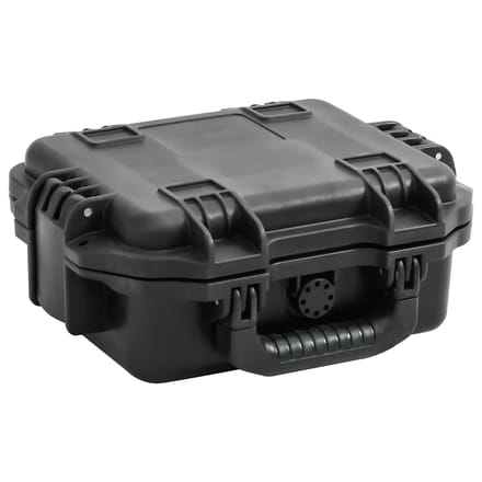 vidaXL - Flightcase - draagbaar - 30x24,5x12,5 - cm - PP - zwart