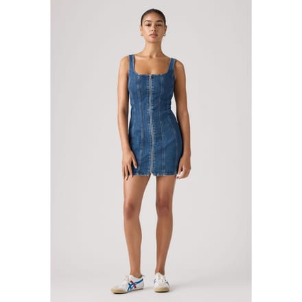 Levi's Seamed Zip Dress Größe: S | Minikleider Outlet | Damen