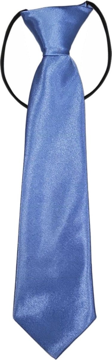 Fako Fashion - Kinderstropdas - Kinder Stropdas - Jongens Stropdas - Das - Effen - Elastiek - Kobalt Blauw