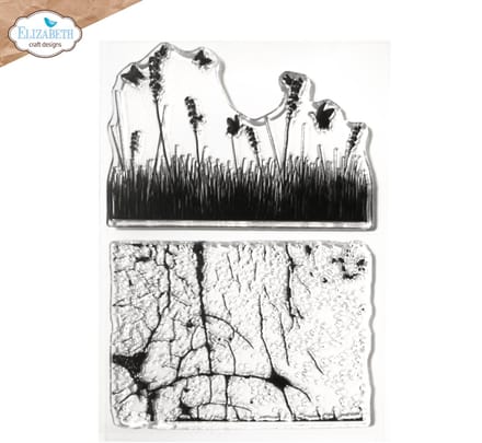 ECD Clear stamps - Cracked fields