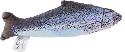 Pets Collection Kattenspeeltje Zalm 19 Cm Polyester Grijs