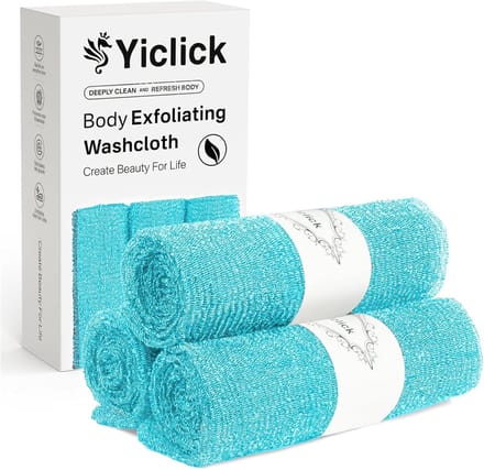 Exfoliërende washandjes voor lichaamsverzorging - 3-pack