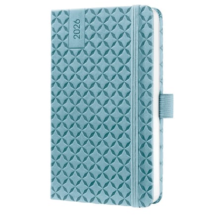 Sigel weekagenda Flair 2026 formaat A6 Sky Blue hardcover