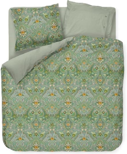Pip Studio Saluti Piccoli dekbedovertrek - Tweepersoons - 200x200/220 - Groen