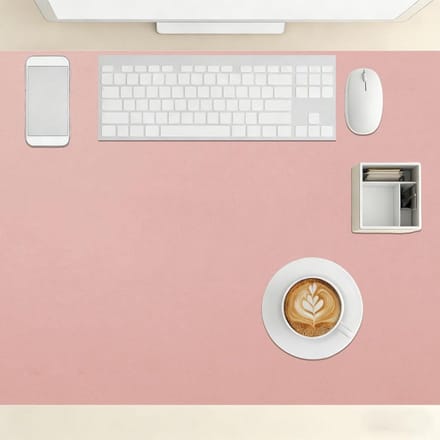 Bureau Onderlegger - Bureaumat Muismat - Bureau Beschermen - Waterdicht Antislip - 95 x 96 cm - Roze
