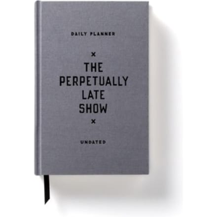 The Perpetually Late Show Undated Standard Planner - Brass Monkey