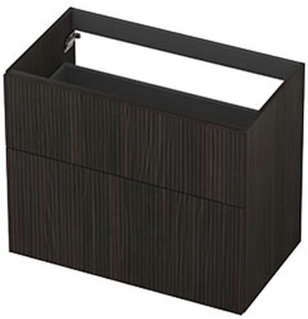 INK - Onderkast 2L A-sym Fin. Gefr. Tbv Greep - 800x450x650 Mm - Matt Intens Black