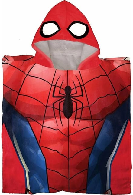 Spiderman poncho met capuchon - 55x110 cm