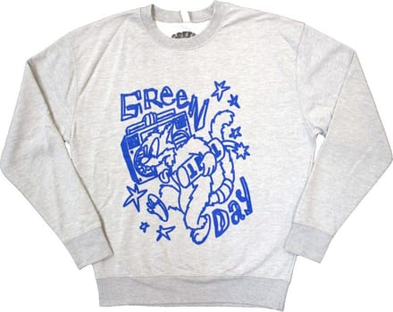 Green Day - Cat Blaster Sweater/trui - S - Grijs