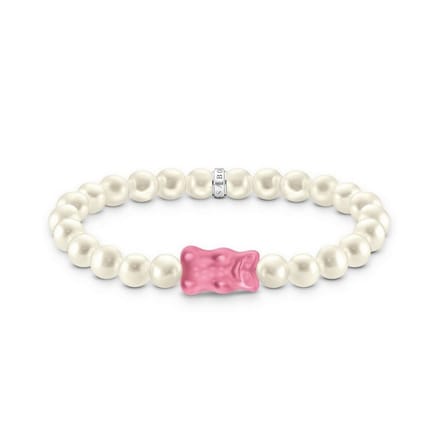 Thomas Sabo - A2154-082-9-L17 - Armband - 925 zilver - Dames - Goldbär roze - 17cm