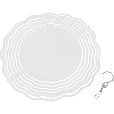 Sublimatie Windgong Aluminium DIY Blanco Windmolen voor Buiten Tuin Raam Decoratie white