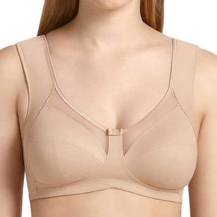 Comfortabele Ondersteunende BH voor Dames tot Cupmaat J - Beige