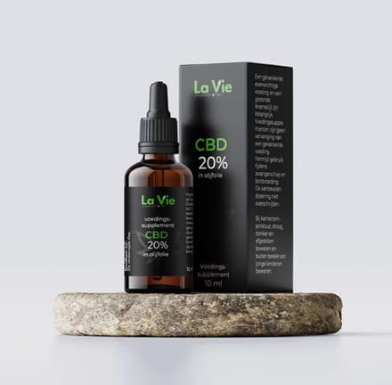 La Vie CBD olie 20% (MCT) - Hoogwaardig en Nederlands nummer 1