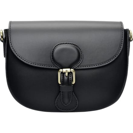 Isabella Rhea Zwart Rundleer Tas