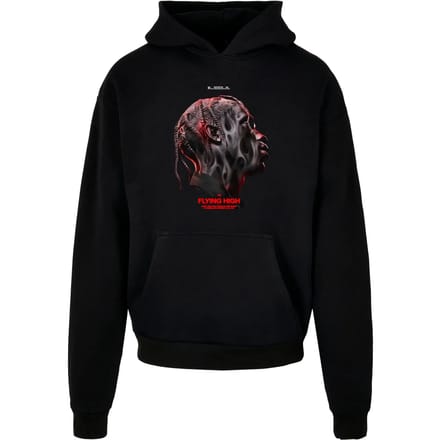 Mister Tee - Flying High Heavy Oversize Hoodie/trui - M - Zwart