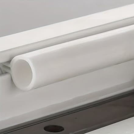 Witte siliconen raamafdichtingsstrip