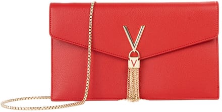 VALENTINO schoudertas clutch Luxe Pochette Rubino rood