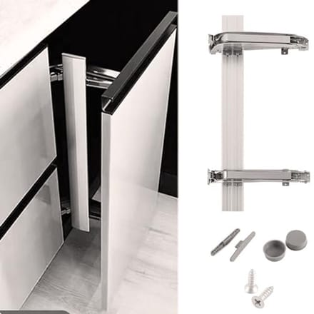 Scharnier set voor parallelle opening van kastdeuren - 180° scharnier met 7 kg draagkracht