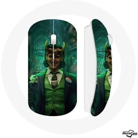 Souris sans fil - Loki - Thor Ragnarok - Casque - USB wifi - Compatible Mac et PC