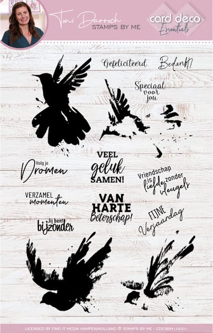 Card Deco Essentials - Stamps by Me - Clear Stamps A5 - Hummingbirds