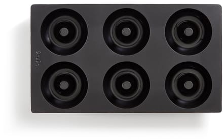 Lékué Bakvorm - 6 Donuts of Bagels - Siliconen - Black