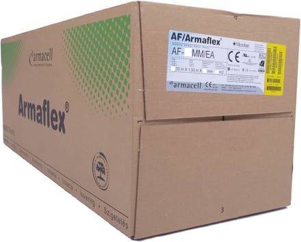 Dailygoods - Flexibel Isolatiemateriaal AF/ - Zwart 19 mm