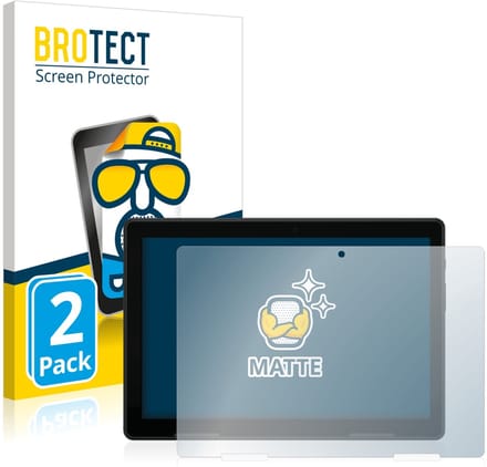 BROTECT - Screenprotector voor MEDION Lifetab E10814 - Folie Beschermfolie matte 2 Stuks